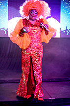 drag queen on stage at our Reno drag show